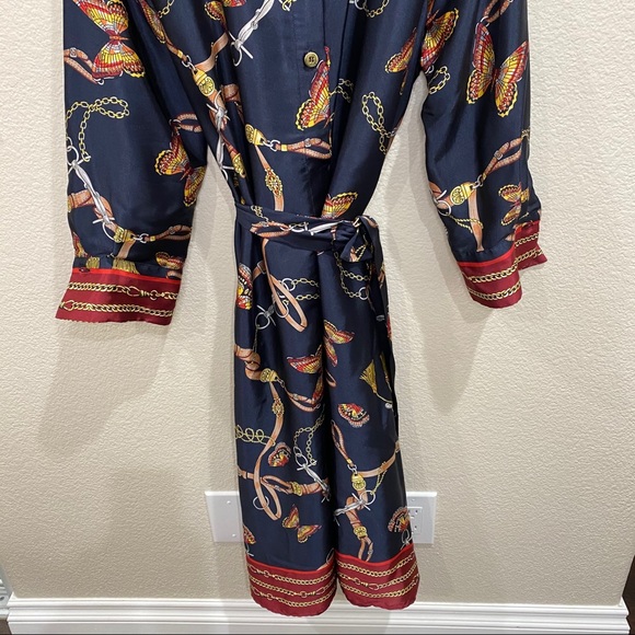 NWOT Zara chain print midi shirt SOLD!! - Picture 4 of 15